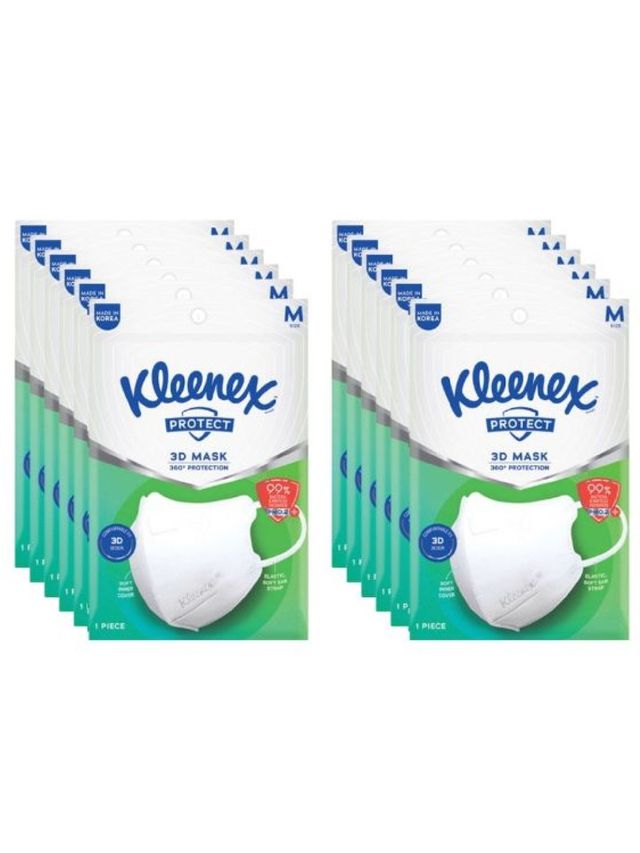Kleenex Protect 3D Face Mask KF94 Medium (12 mask) edamama